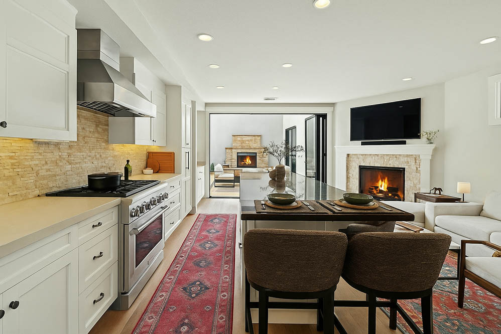 Real Estate Editing adding Fire