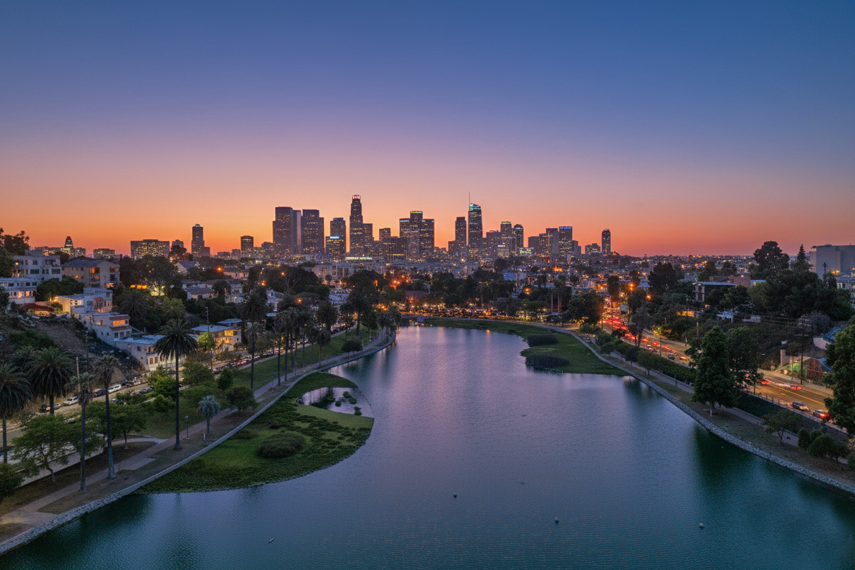 los angeles twilight